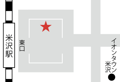 JR米沢駅東口