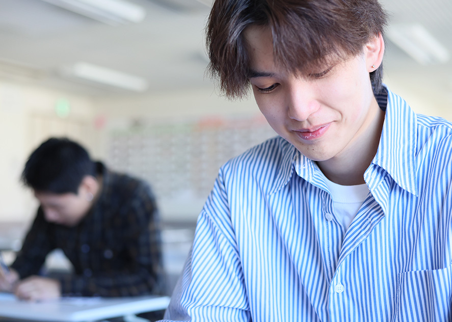 再進学者の学科別割合